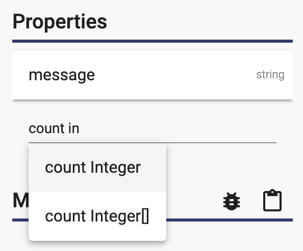 Enter property type