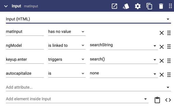 Input component with attribute to trigger a method on enter for Safari on iOS