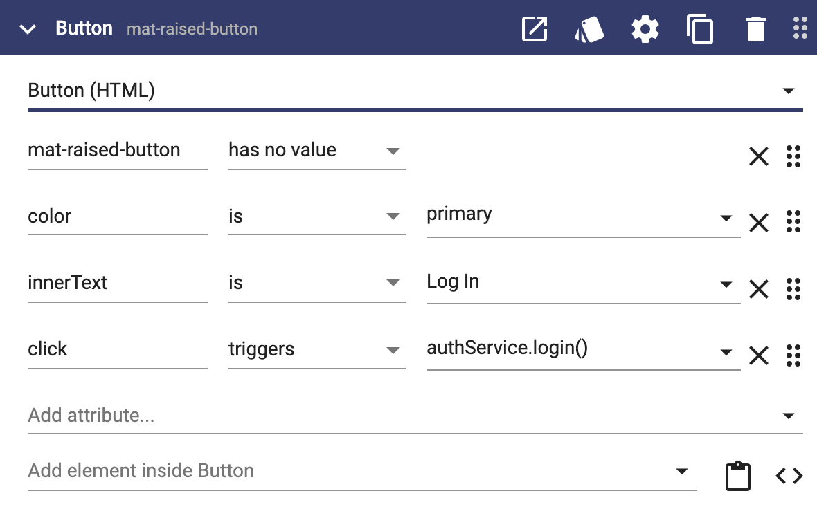 Button component